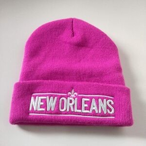 beanie for big girls barbie‎ pink one size. 100% acrilic